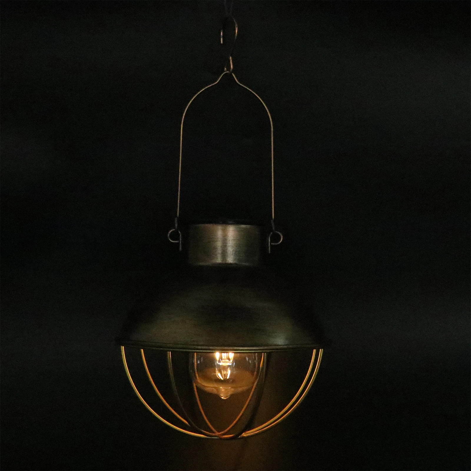 

Solar Tungsten Light Golden Iron Solar Powered Light For Outdoor Garden Vintage Lantern Yard Decor L scape Lighting