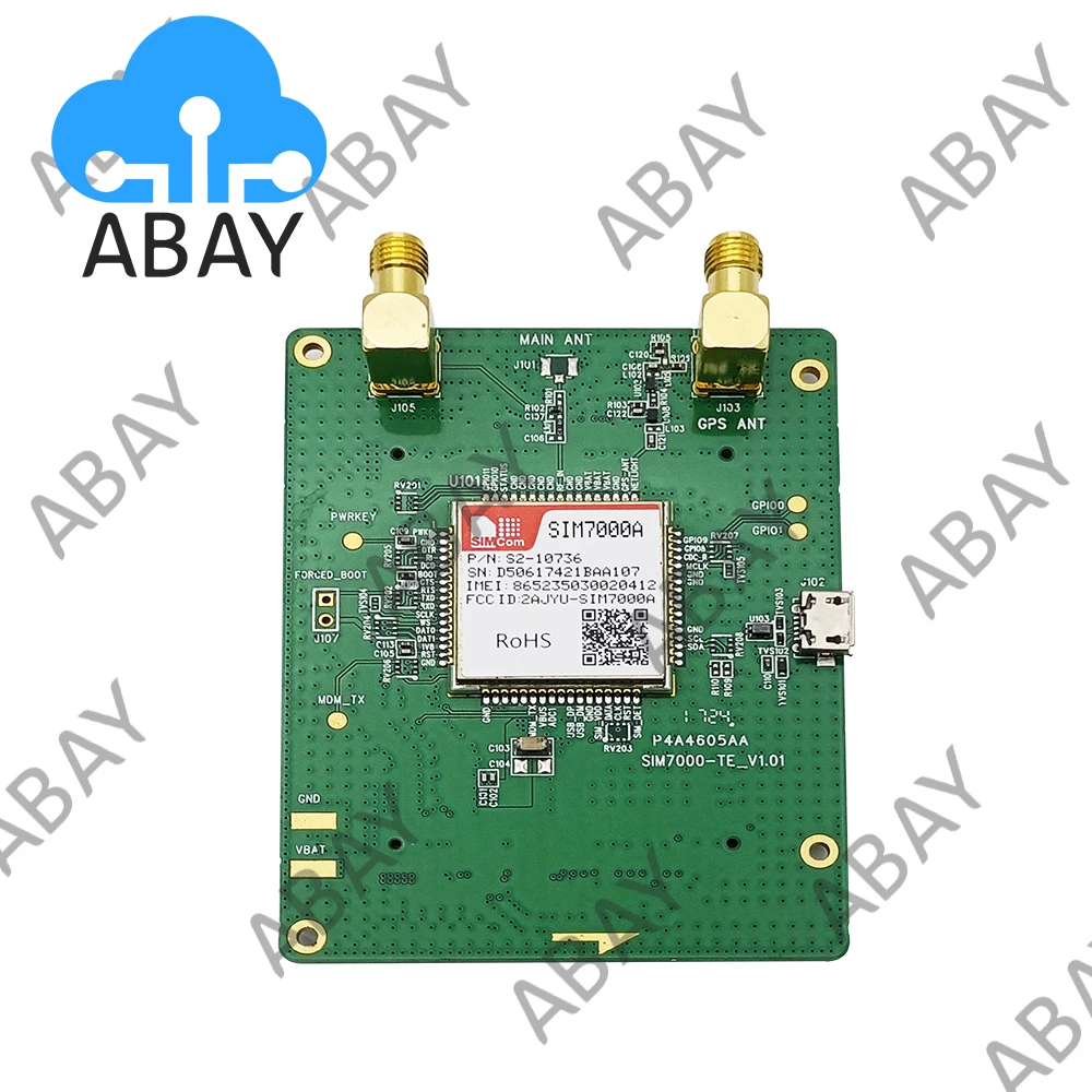 Плата разработки SIMCOM без сердечника SIM7000A, модуль GPRS/EDGE, поддержка LTE CAT-M1(eMTC) и NB-IoT SIM7000A, плата разрыва