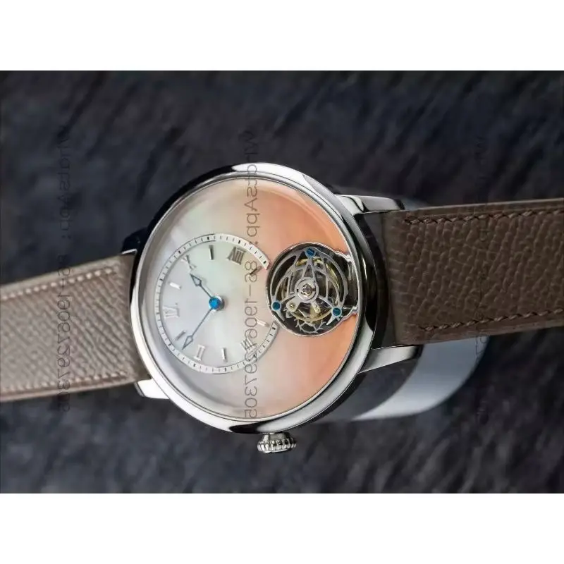 32656 02G and 02GN Enamel and Mother Shell Tourbillon Manual Mechanical Watch Men's Luminous Light