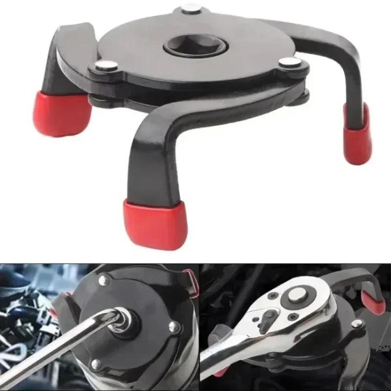 

Universal Car Oil Filter Wrench 3-Jaw Spanner Remover Repair Tools Oil Change Accessories Truck Trailer Off Road 4x4 Motorcycle