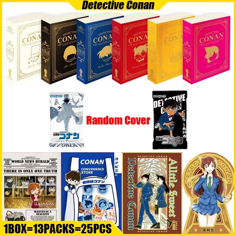 BUNNY CARD VOL.1 Detective Conan Cards Anime Collection Cards Mistery Boxes Board Games Toys Birthday Gifts for Boys and Girls