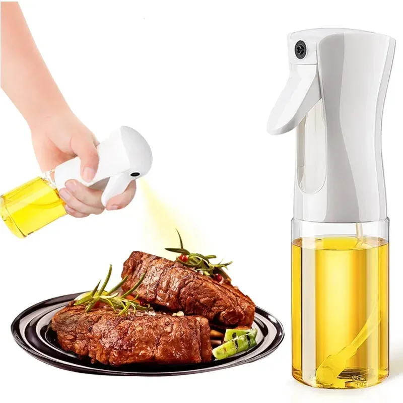 Oil Spray Oil Sprayer Bottle Plastic Household Kitchen Nebulizing Mist Filling Cooking Dual Use BBQ Camping Dispenser