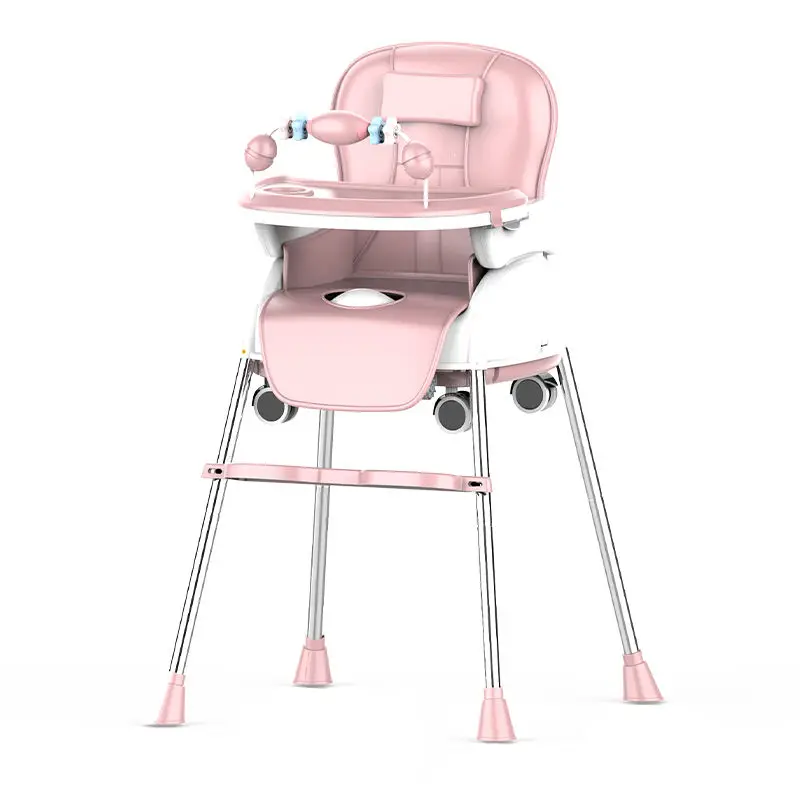 Baby dining chair children\'s eating chair portable baby learning to sit foldable household children\'s multi-functional dining ta