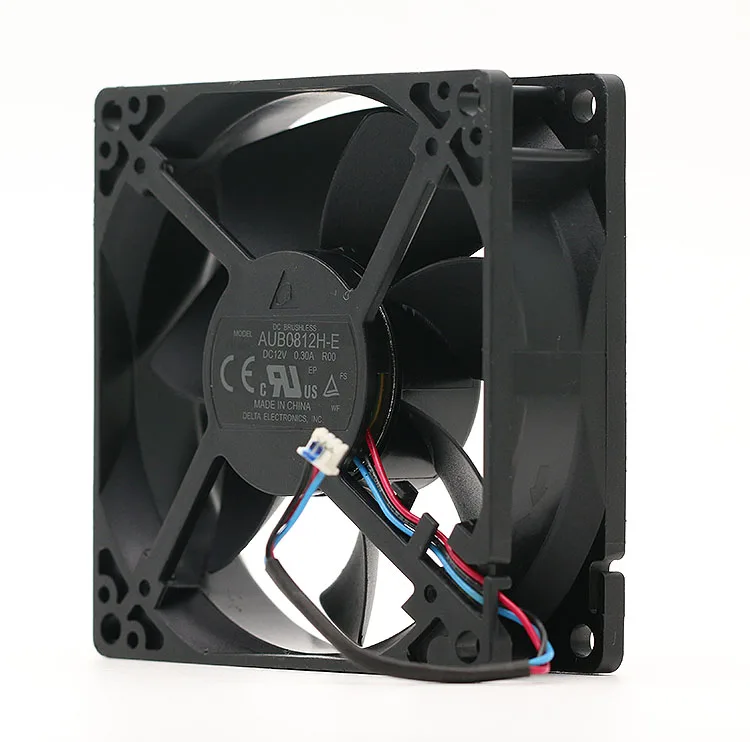 Original for delta AUB0812H-E ROO 12V 0.3A 8CM 3 wire projector axial cooling fan 3000RPM 35CFM