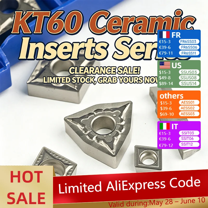 

Ceramic Inserts for High-Precision Steel Machining: External Grooving & Internal Bore Finishing | Exclusive Special Offer
