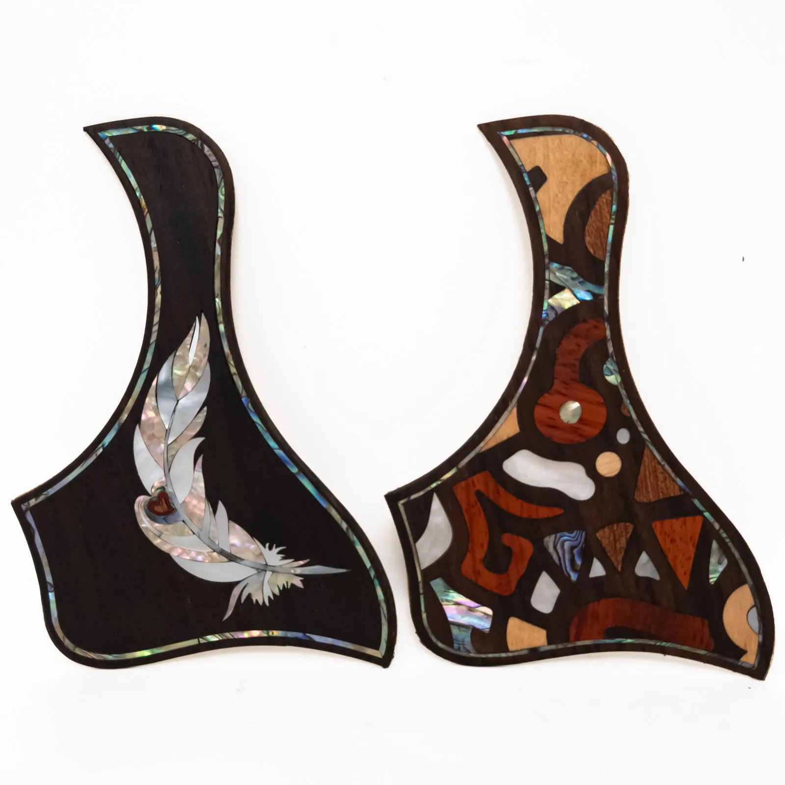 

Acoustic Guitar Pickguard Rosewood 2mm Abalone Shell Inlay for Tay -Style 38-41" Folk Guitar Scratch Guard Plate