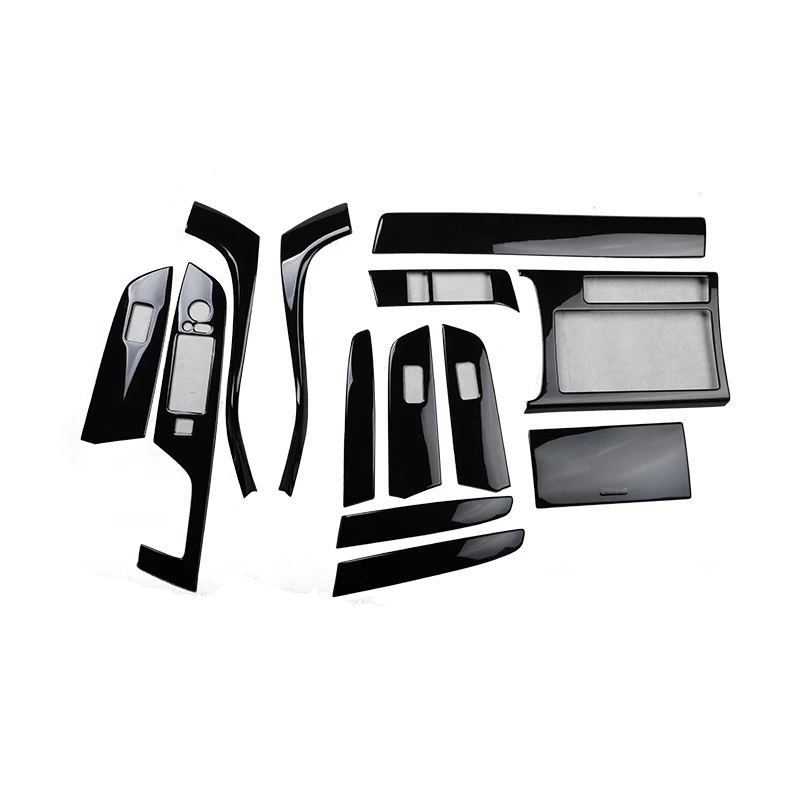 

Black Car Center Console Door Handle Window Control Gear Panel Sticker Cover for Mazda 6 2009 2010 2011 2012 2013 2014 2015