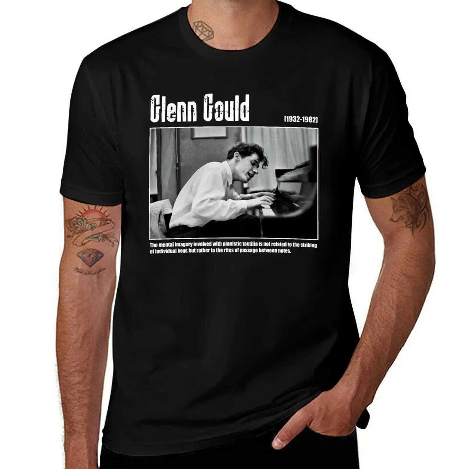 

Glenn Gould T-Shirt funny gifts gifts for boyfriend heavyweights mens clothing