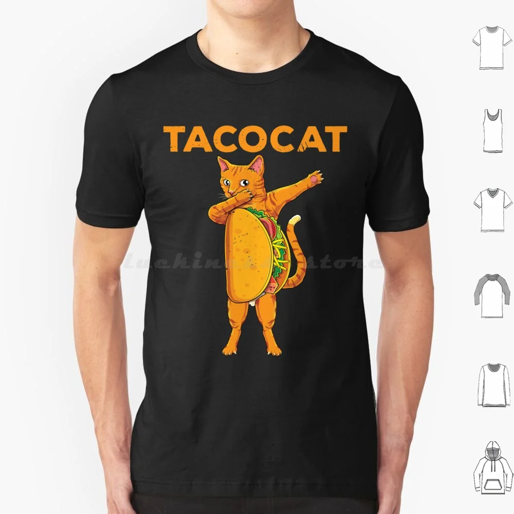 Dabbing Tacocat-Taco & Cat Pet Lover Dab Funny Tee Shirt Classic T Shirt Big Size 100% Cotton Dabbing Tacocat Taco Amp Cat Pet