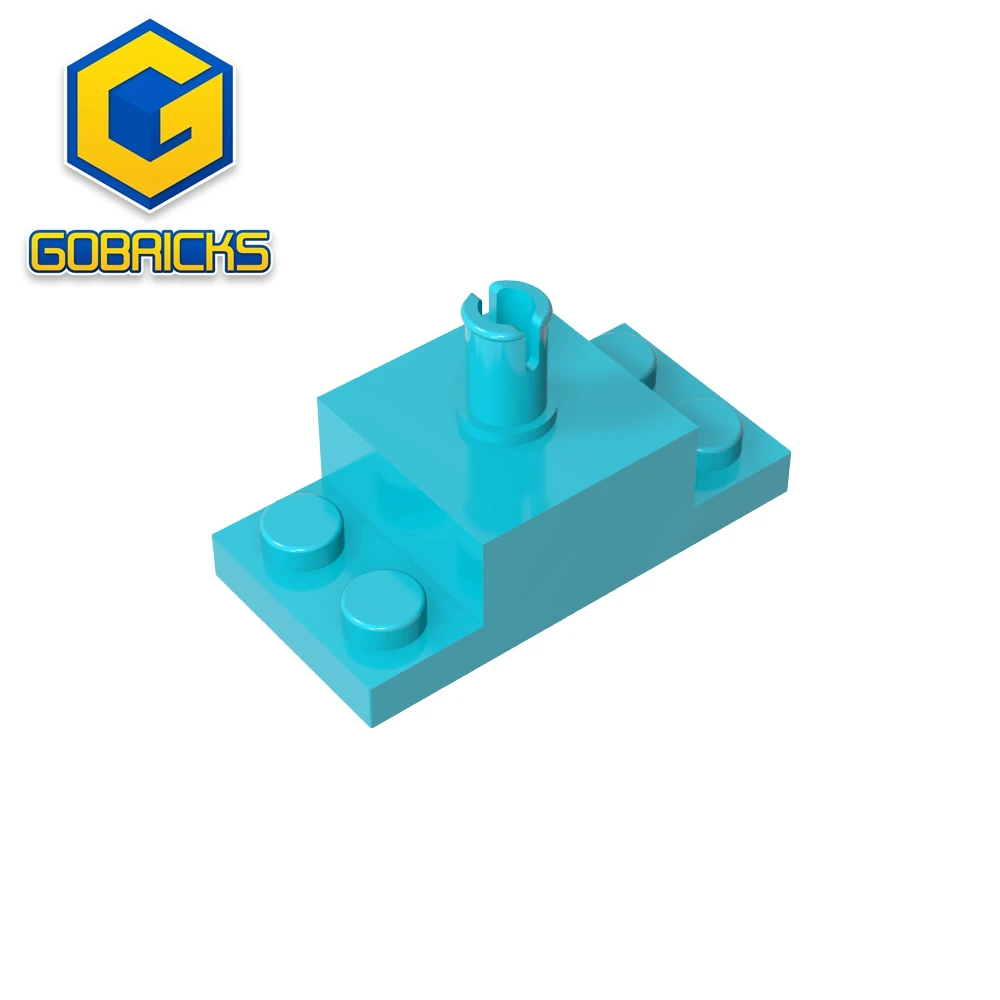

Gobricks GDS-1190 Специальный кирпич 2 x 2 с верхним штифтом и 1 x 2 боковыми пластинами, совместимый с LEGO 30592 Building Blocks Technical