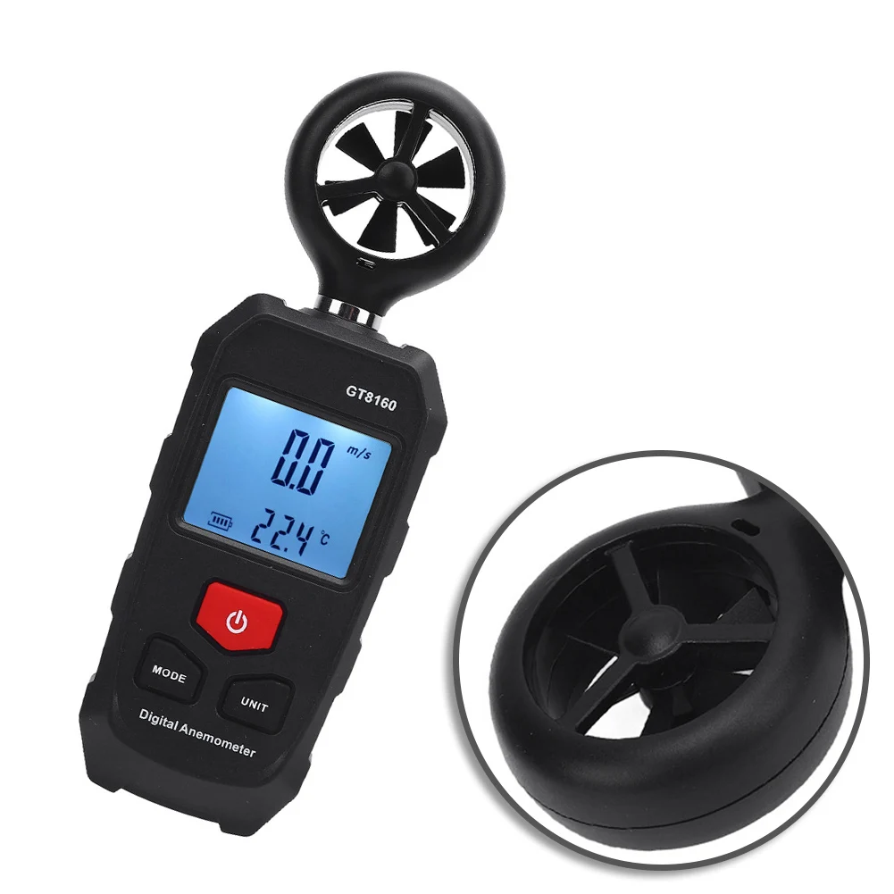 GT8160 Handheld Meter with LCD Display Temperature Range for 10c to 45C Humidity Range 0 0 to 99 9 RH Compact Design
