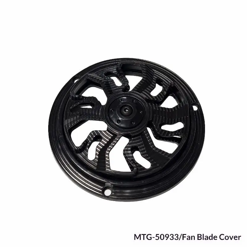Universal Motorcycle Rotating Fan Cover Lightweight Plastic Spinner Radiator No Extra Burden for Long Distance Motorcycle Travel