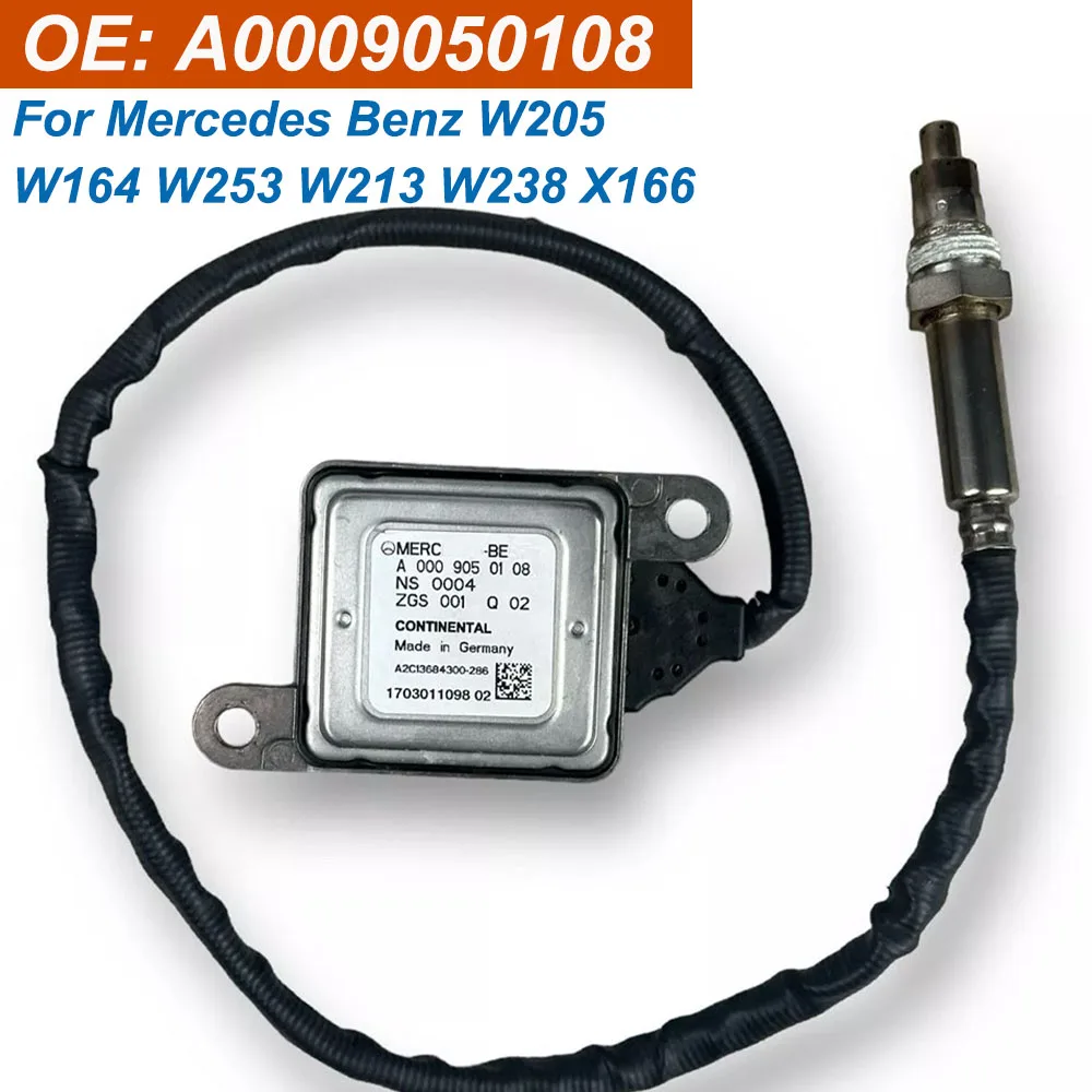 A0009050108 0009050108 ZGS002Q01 New 12V Nitrogen Oxygen Sensor Nox For Mercedes-Benz W205 W164 W253 W213 W238 X166, Made In DE