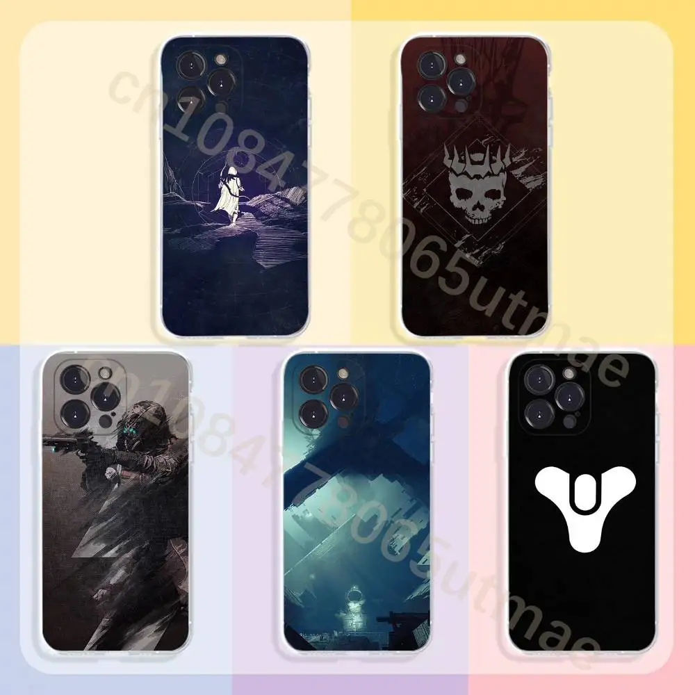 

Destiny 2 Game Silicone Phone Case For iPhone11,12,13,14,15,16,17,Plus,Pro,Max,Plus,Transparent Cover
