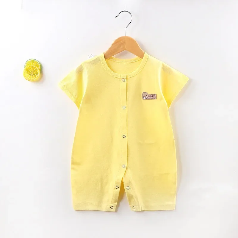 Baby Jumpsuit Short Sleeved Summer Baby Crawling Clothes Children\'s Clothing