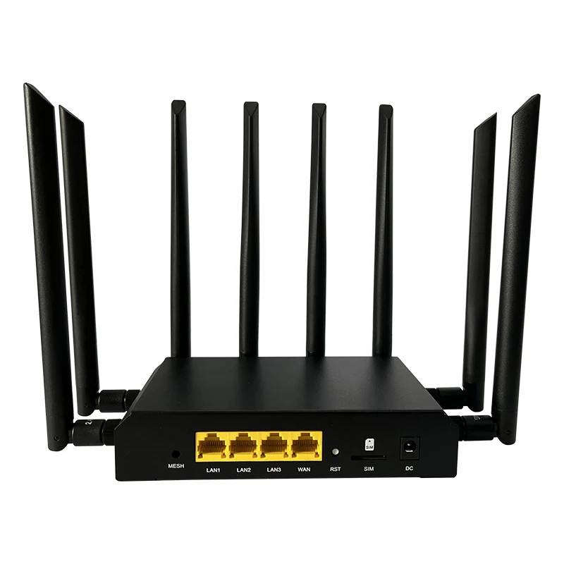 OpenWrt Dual Band Gigabit 5G Router WiFi6 802.11ax 1800Mbps Wireless Router 5G CPE With MESH