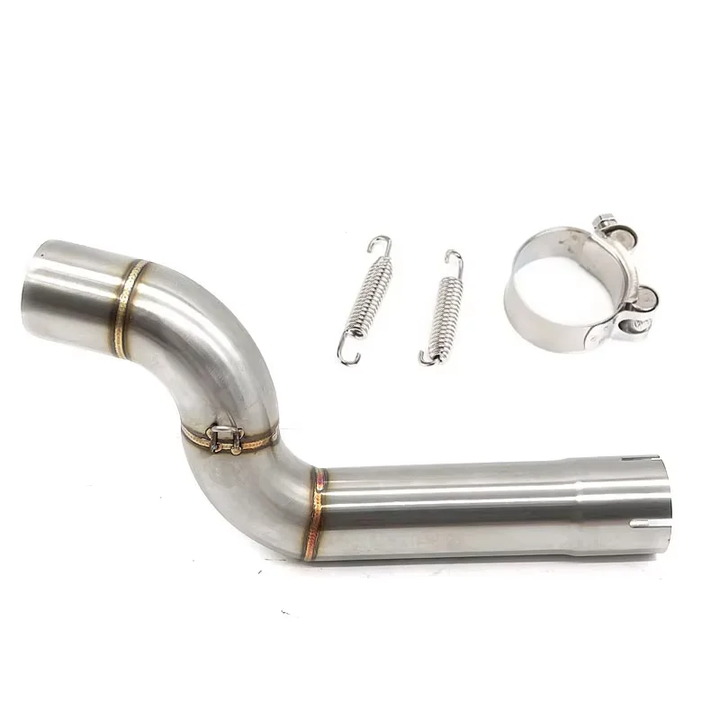 العالمي 51 مللي متر الانزلاق على صالح دراجة نارية العادم الهروب أنظمة واجهة منتصف وصلة الأنابيب لسيارات BMW F900R F900XR F 900 R XR 2020 - 2023