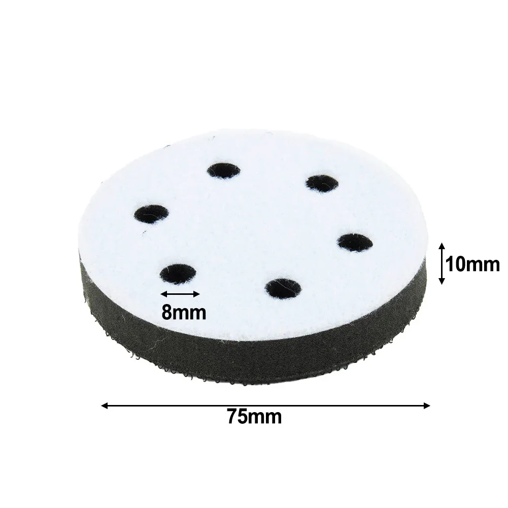 Sponge Interface Pad Foam Construction That Conforms To Contours 3 Inch 6 Holes Interface Pads For Finer Decoration (Pack Of 2)