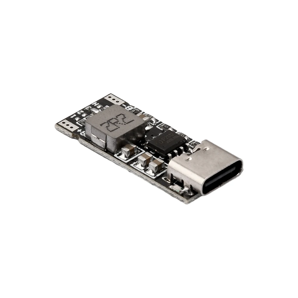 Type-C USB 18650 Lithium Battery Charging Module High Current 21700 Polymer Ternary 5V to 4.2V/4.35V 3A