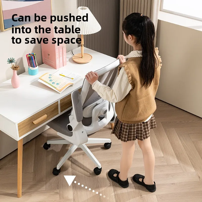 Studio Sedentario Computer Home Office Comoda ergonomia Scrivania da studio Schienale per studentiChair