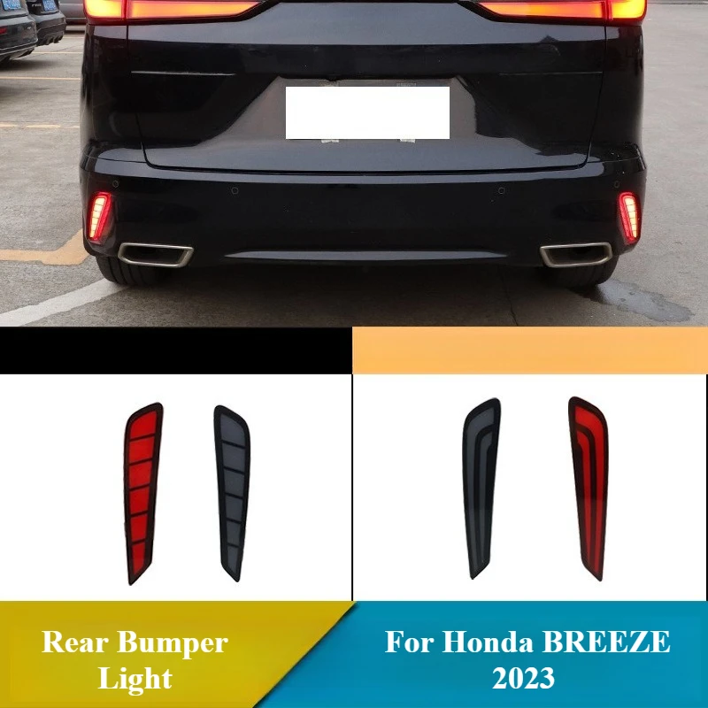 

For Honda BREEZE 2023 LED Rear Bumper Light Modified Rear Fog Lamp Brake Lights DRL Dynamic Turn Signal 12V Daylight Play & Plug