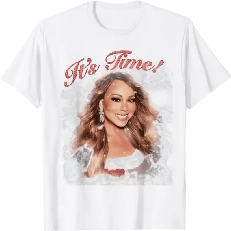 2023 Summer Men\'s Mariah Carey, Official, Hot Selling Print T-Shirt with Fashion Sense