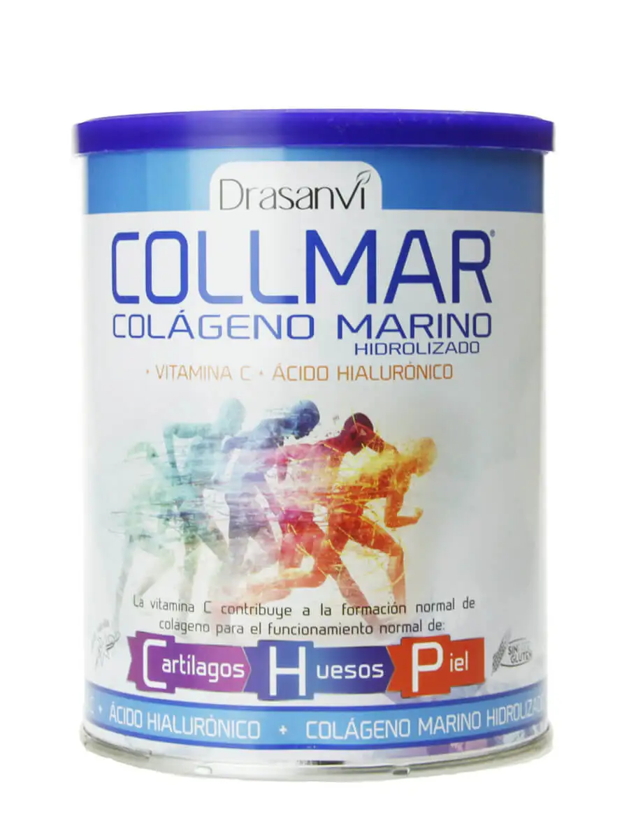 Collmar marine collagen hydrolyzed vanilla flavor 275 gr-marine collagen type i with vitamin c and hyaluronic acid