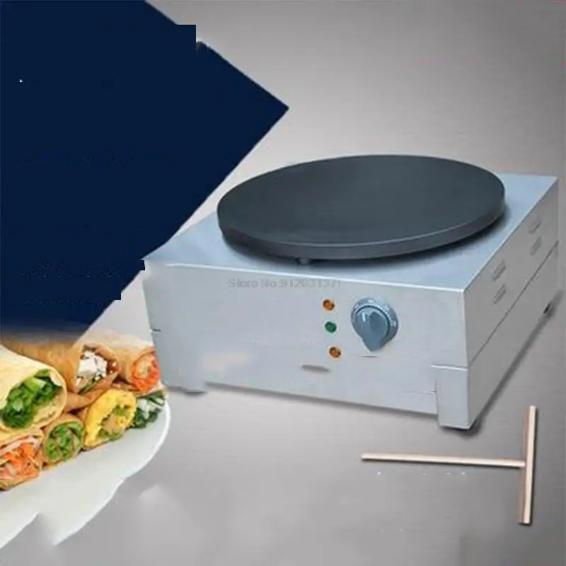 FYA-1  Bread Maker Machine Stainless Steel Electric Crepe Pancake Scones Naan