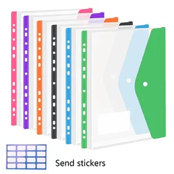 NEW A4 Size Plastic File Folders Wallets Colorful Document Files Envelope Bags for School Office Home, Holds 200 Plus A4 Sheets