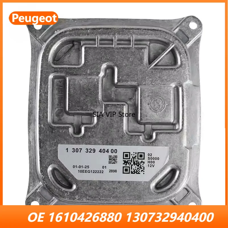 

New For Peugeot 2014-2018 LED Control Headlight Module OE 1610426880 130732940400 Angel Eyes Car Accessories