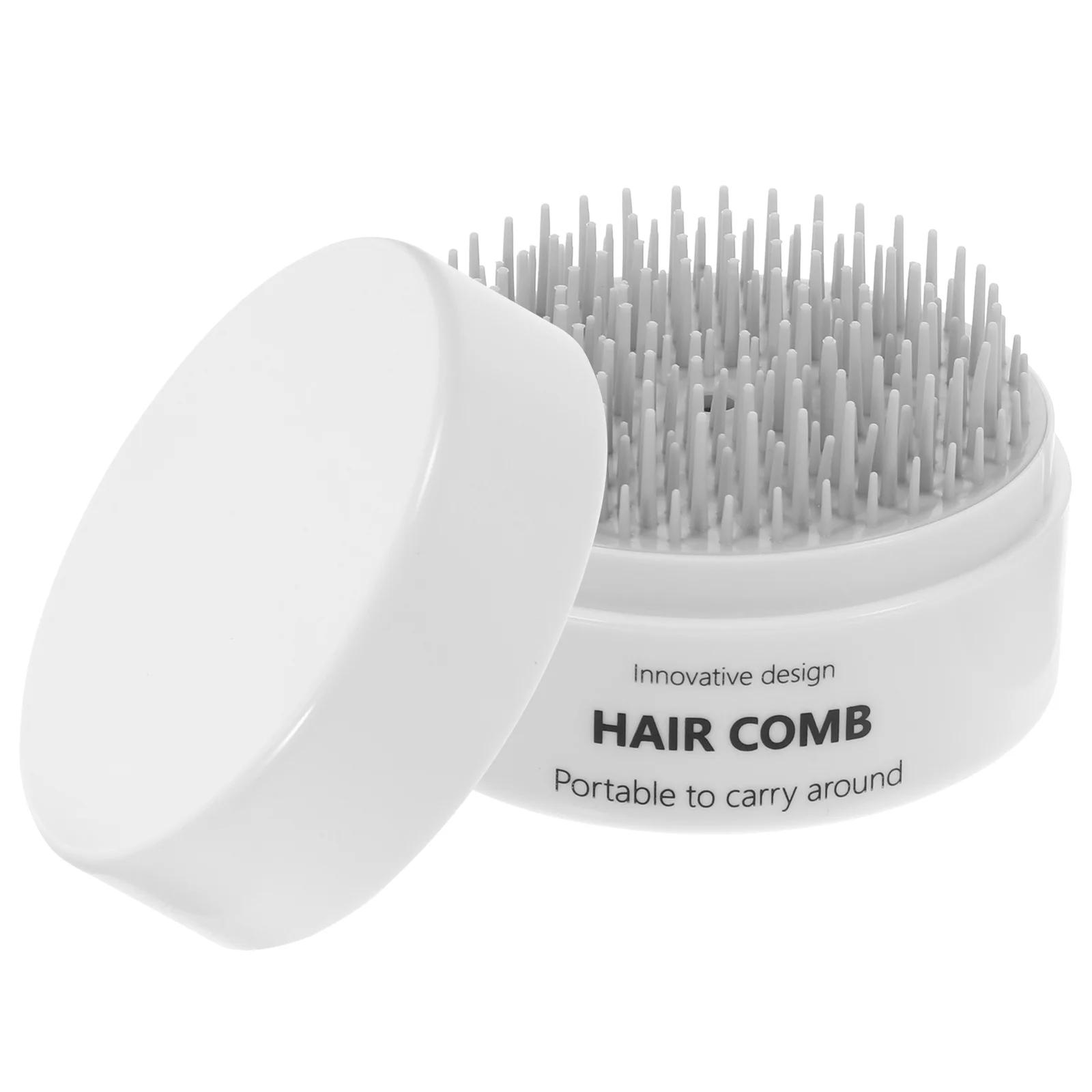 

Comb Women Massage Brush Portable Paddle Hair Wet Detangling White Mini Hairbrush Travel