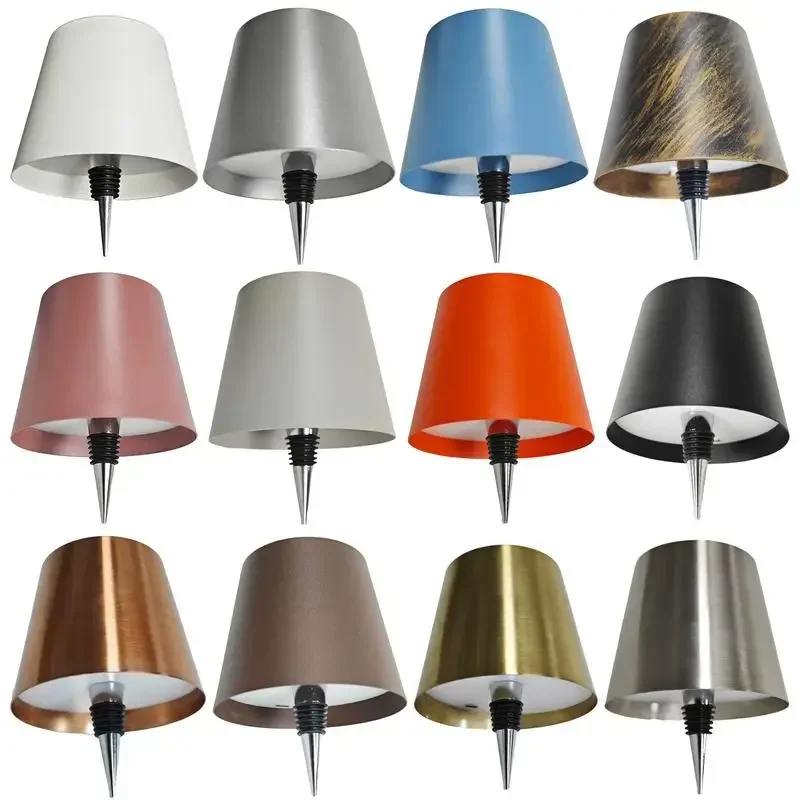 

Bedroom Cafe Clubs Bars Restaurant Decorations Rechargeable Touch Control LED Wine Bottle Table Lamp Wireless Bottle Lamp Bunny