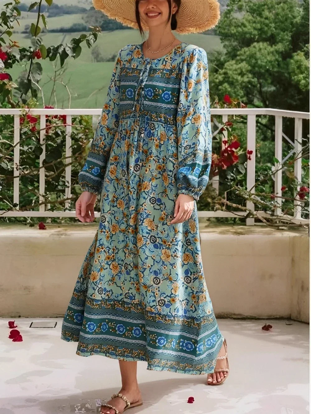 princess polly baby blue dress Boho Linen Dresses