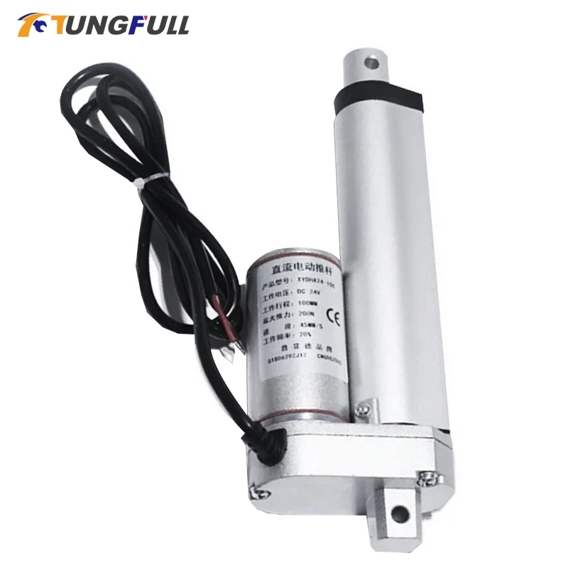 무거운 부하 전기 선형 액추에이터, 선형 드라이브 전기 모터, DC 12V, 24V, 100N, 200N, 300N, 500N, 700N, 900N, 1000N, 30mm, 50mm 스토크