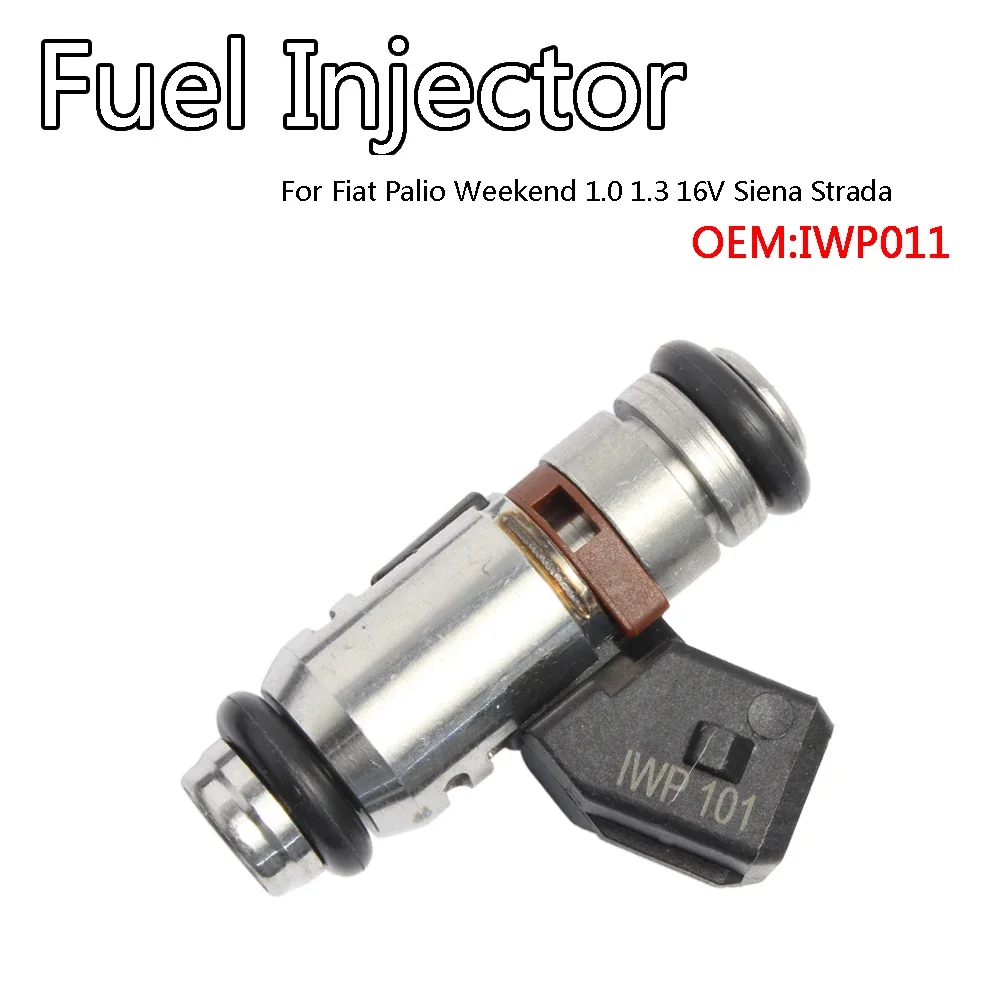 Fuel Injector Nozzle IWP101 50102302 For Siena Palio Palio Weekend Strada 1.0 16V Fire 14.5ohm 2-Hole Brown 138cc