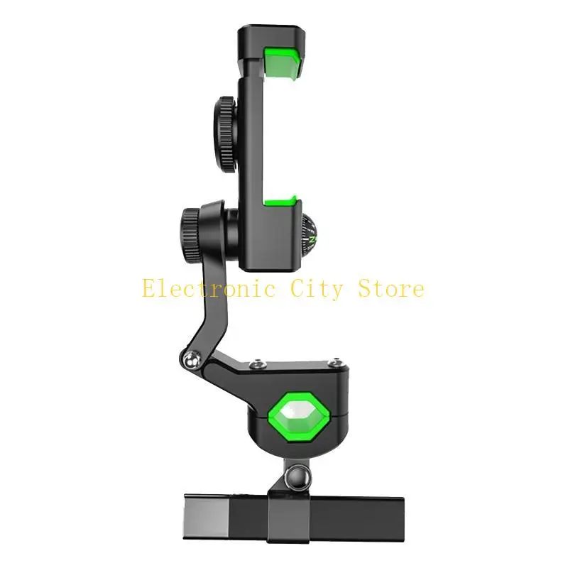 Anti Shake Phone Clamp Bike Phone Mount Multifunctional Phone Holders for 2.36-3.66in Smartphone Mount HU8D