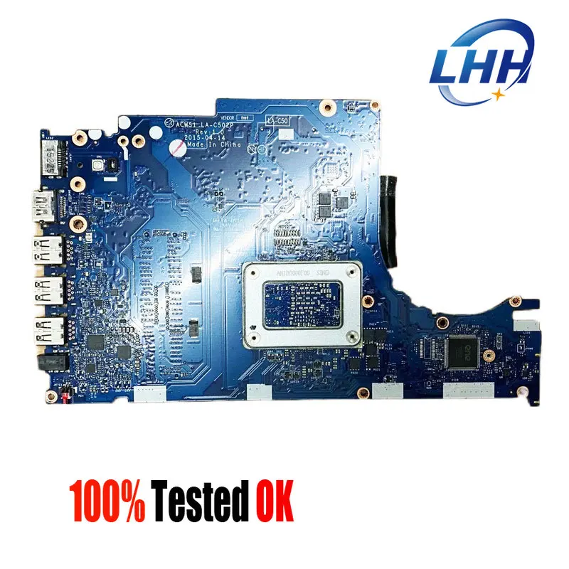 LA-C502P Mainboard for HP ENVY NOTEBOOK 15-AH 15Z-AH M6-P Laptop Motherboard with A10-8700P CPU UMA 824209-601 813021-501