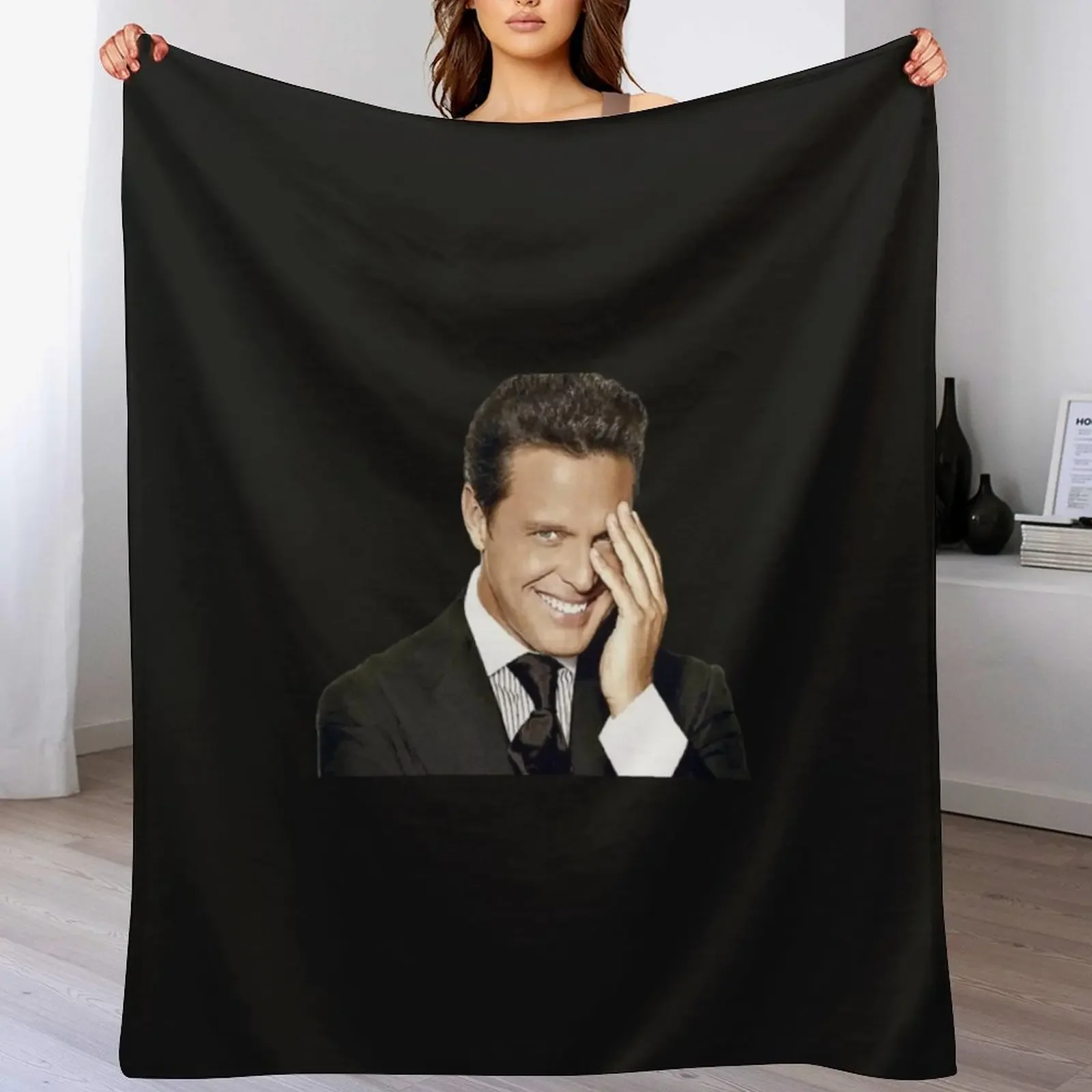 

Luis Throw Blanket heavy to sleep Flannel Fabric for winter Loose Blankets