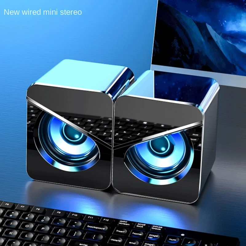 

Computer Speakers Desktop USB Wired Home Desktop Games Affecting Laptop Subwoofers Small Amplifiers Audience Sound Box Soundbar