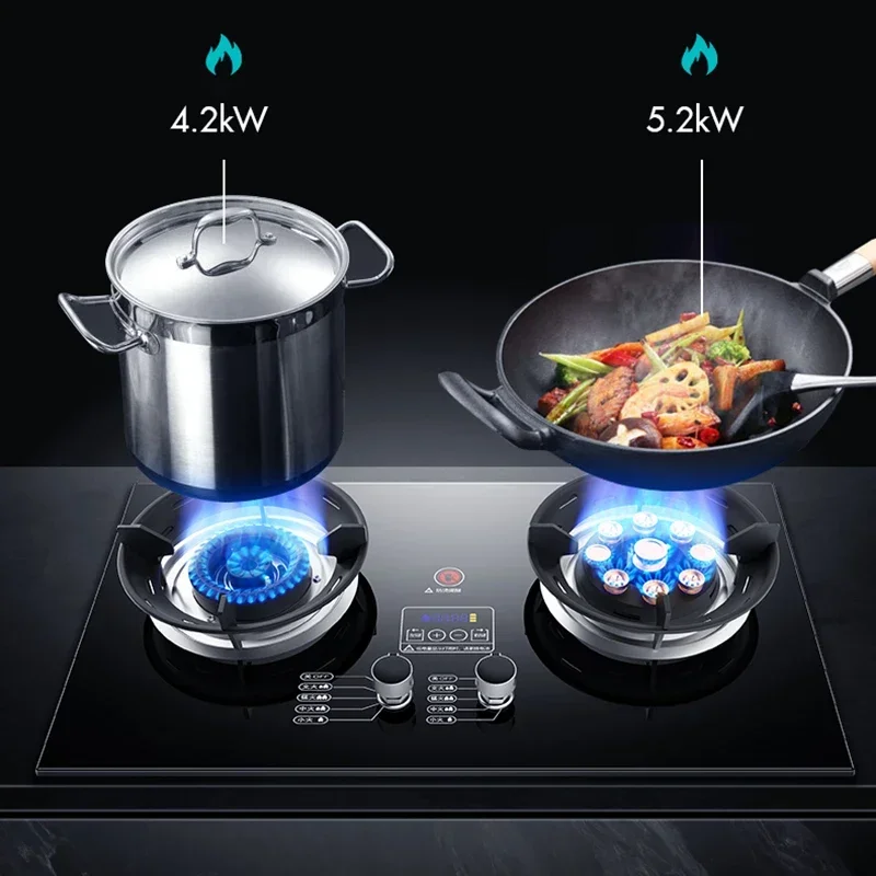 Gas Stove Dual Stove Household Embedded Natural /Liquefied Gas Stove