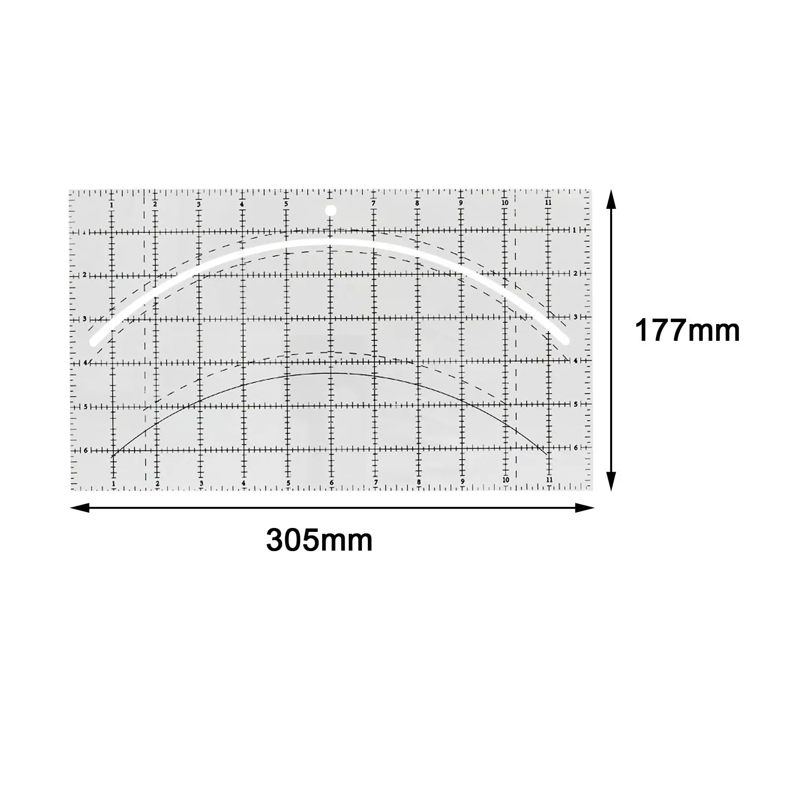 Quiltsjabloon Diy Patchwork Naaigereedschap Naaimachine Liniaal Patchwork Linialen