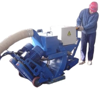 Portable Asphalt Pavement Efficient Cleaning Surface Roughening Removing Surface Shot Blasting Machine