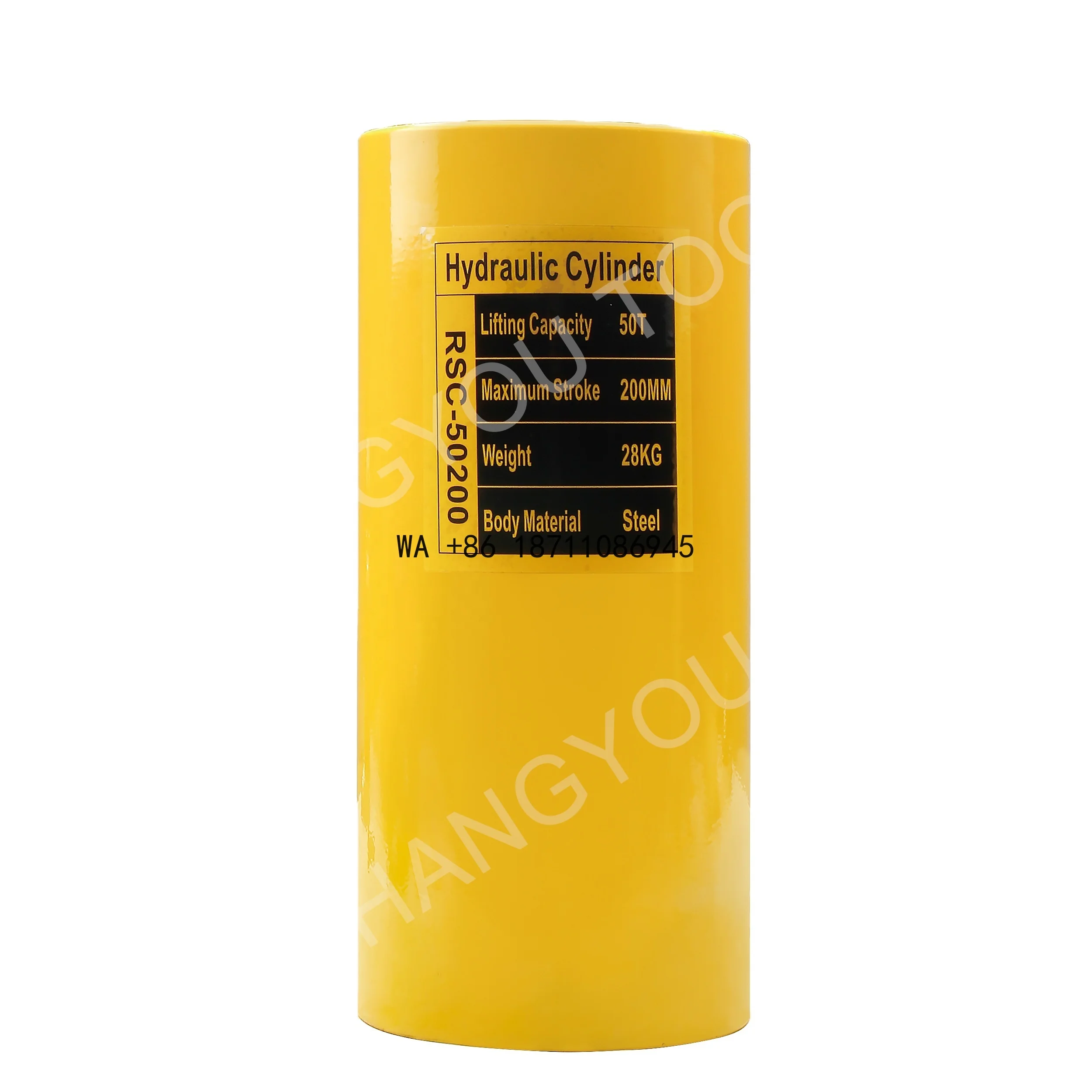 RSC-50200 50Ton Single Acting Hydraulic Jac Cylinder 200mm Stroke