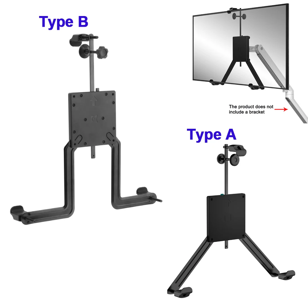 13-27 Inch Desktop LCD LED Monitor Holder Arm Extension  Adapter Fixing Fixed Bracket Display Bracket Loading 12KG 26.46LB