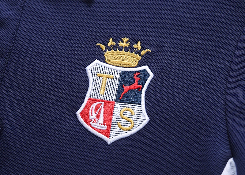 Herren-Poloshirt Argentinien Reisender Baumwolle Stickerei Farbige Nähte Klassisches Modedesign Original-Design Reine Baumwolle Hohe Qualität – Detail 14