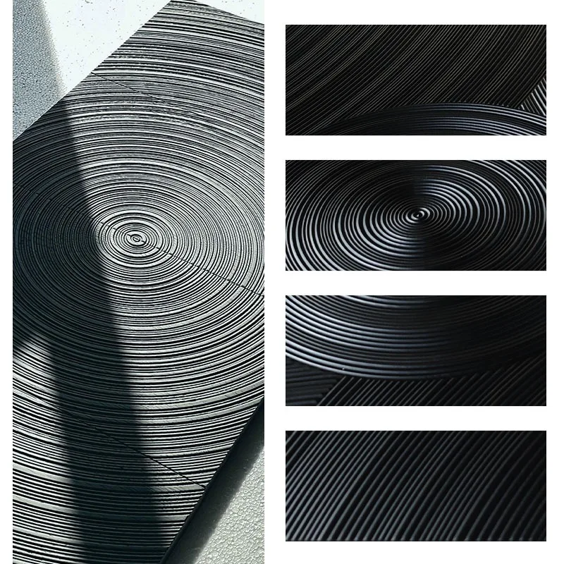Wood carved corrugated board texture board, wave board background wall