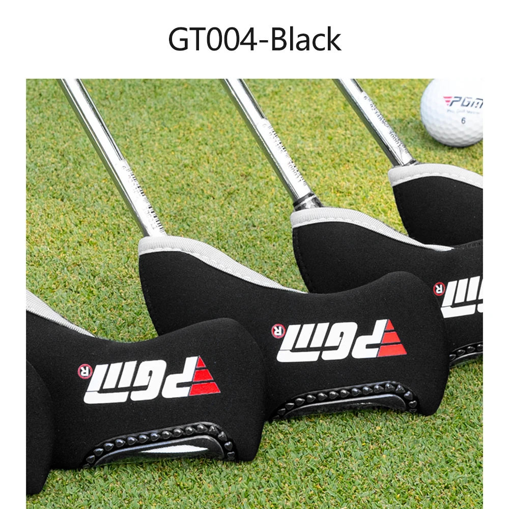 PGM Golf Club Head Cover Anti-Scratch Soft Elastic Protector Driver Iron Wood Rod Headgear Easy To Use 8pcs/1pc Golf Accessories