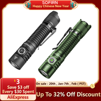 Sofirn SP31 V3.0 Powerful Tactical Flashlight SST40/519A 2000lm 18650 LED Torch USB C Rechargeable Light Lamp with Dual Switch