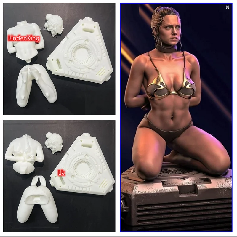 

LindeeKin D61 Customized 3D Garage Kits Unpainted Figure GK Models White resin Unassembled Jigsaw puzzle of character models