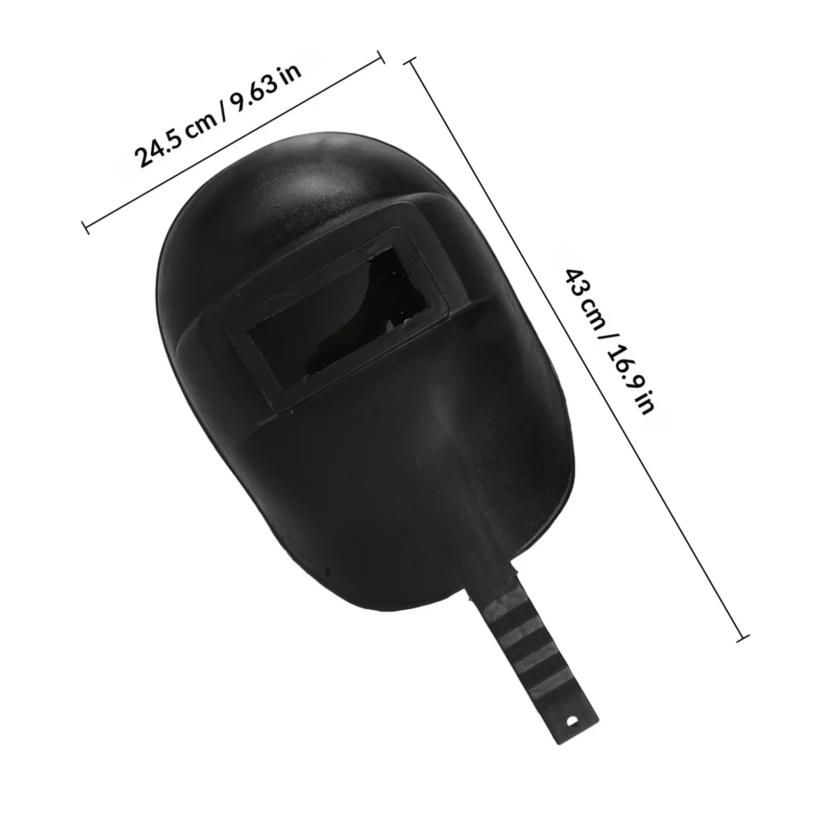 Plastic Handheld Welding Face Mask Reusable Full Face Guard for Electric Welding Cutting Grinding Sparks Splash Protection